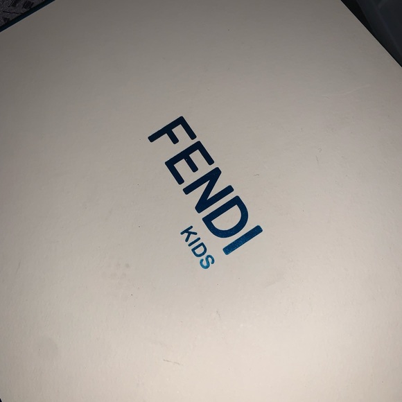 Authentic Fendi little boy sneakers worn once no marks or scuffs like NEW - Picture 8 of 12